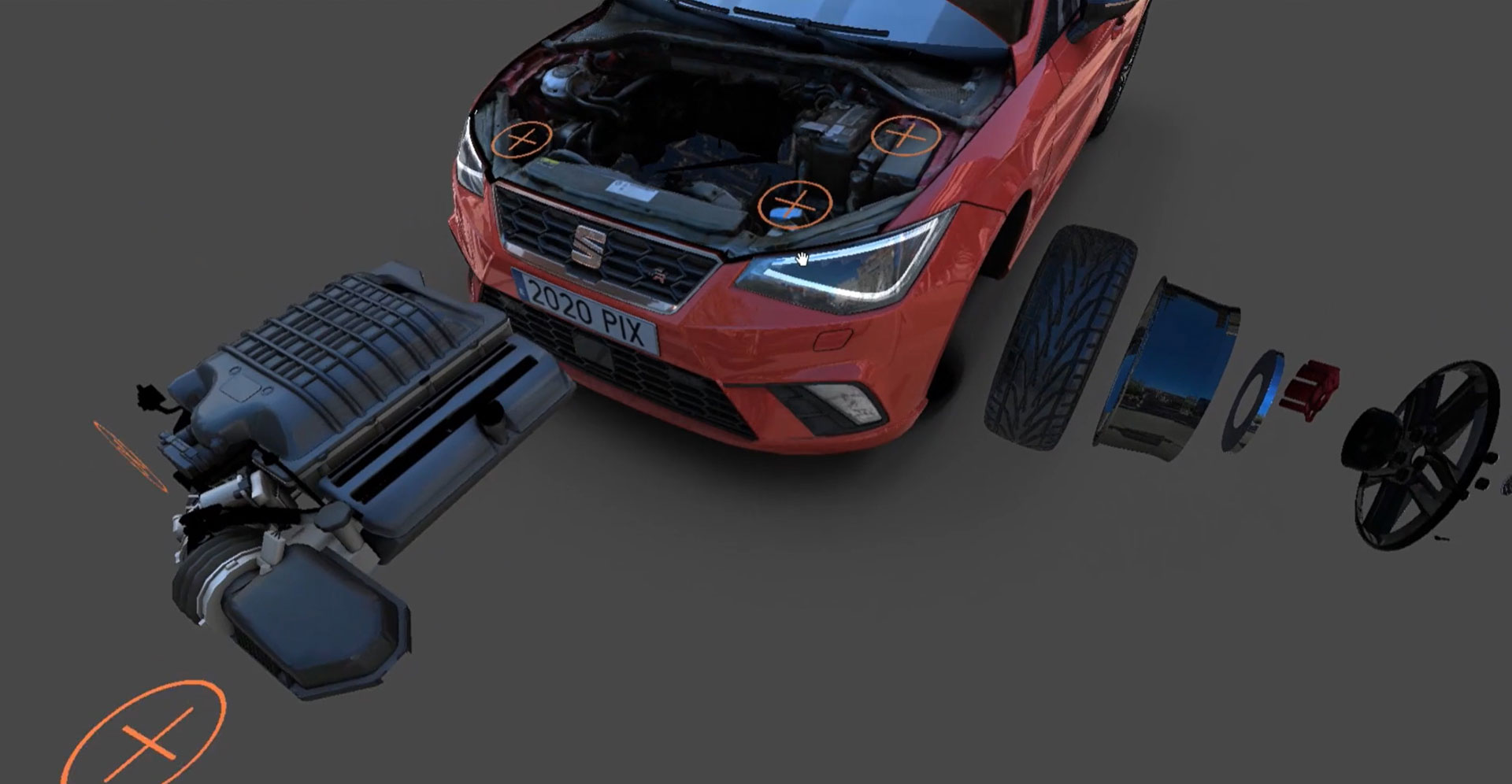 SEAT | Desarrollo de coches 3D en Realidad Aumentada